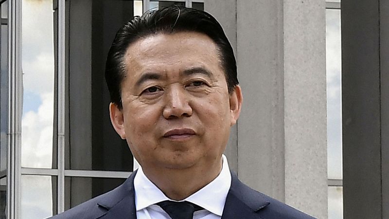 Francia investiga la desaparición del presidente chino de Interpol