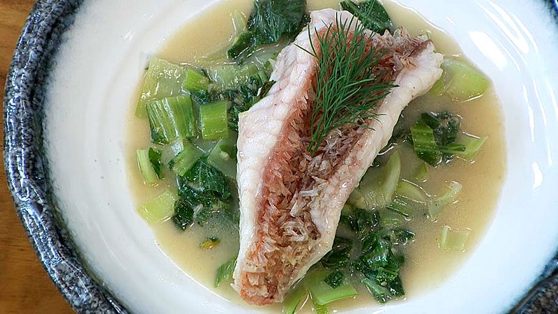 Cabracho en dos cocciones