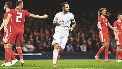 Tablero deportivo - Resumen del Gales 1 España 4 - Escuchar ahora