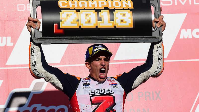 Marc Márquez, pentacampeón del mundo de MotoGP