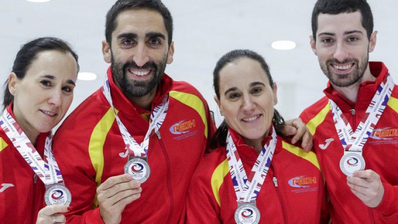 España, subcampeona del Mundial de curling mixto