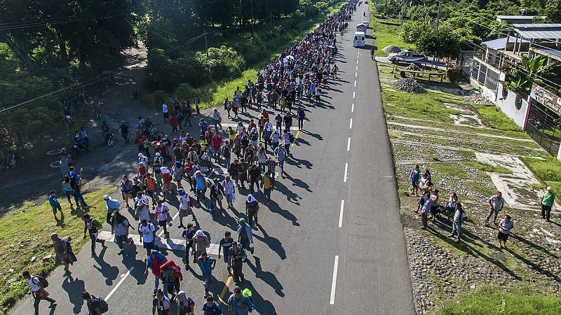 Trump advierte que su Gobierno no aceptará a la caravana de inmigrantes
