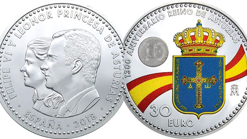 La moneda de colección con la efigie de la princesa Leonor sale a la venta con polémica
