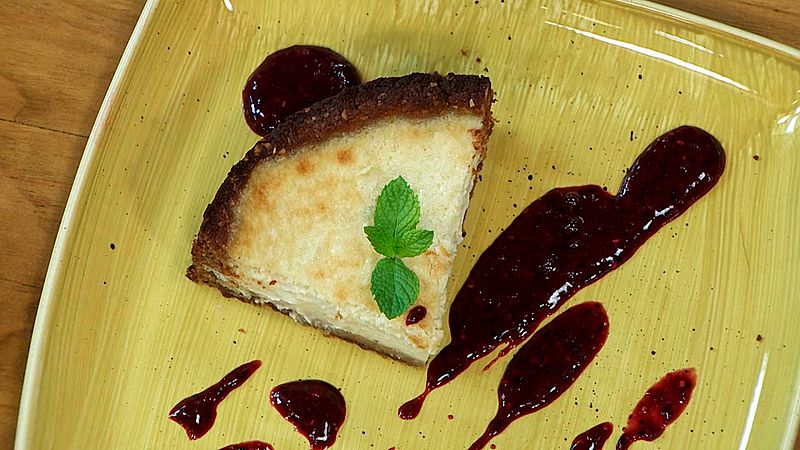 Tarta cremosa de queso