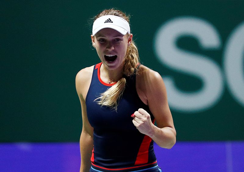 Wozniacki vence a Kvitova y Svitolina se queda a un set de las semifinales