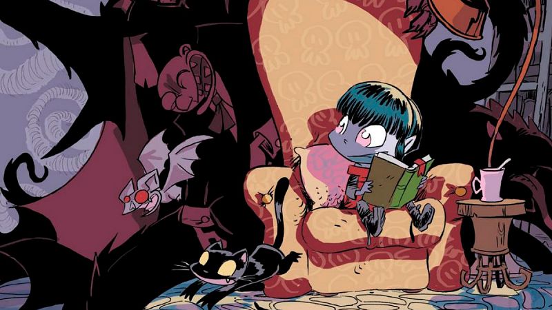 'Vampi', una traviesa vampira que incita a los niños a la lectura