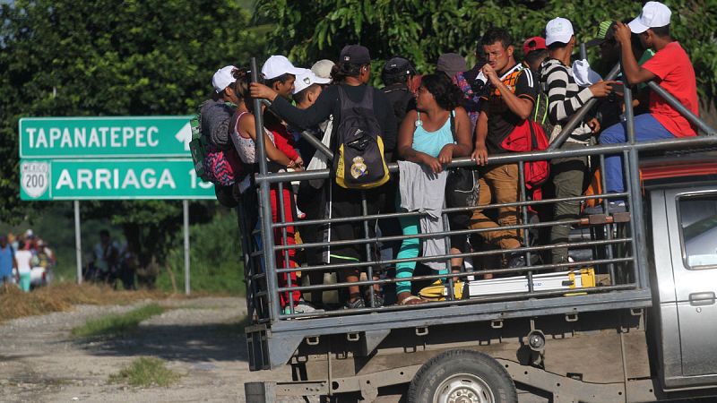 El Pentágono rechaza el envío inmediato del Ejército a la frontera mexicana para controlar la caravana de migrantes hondureños
