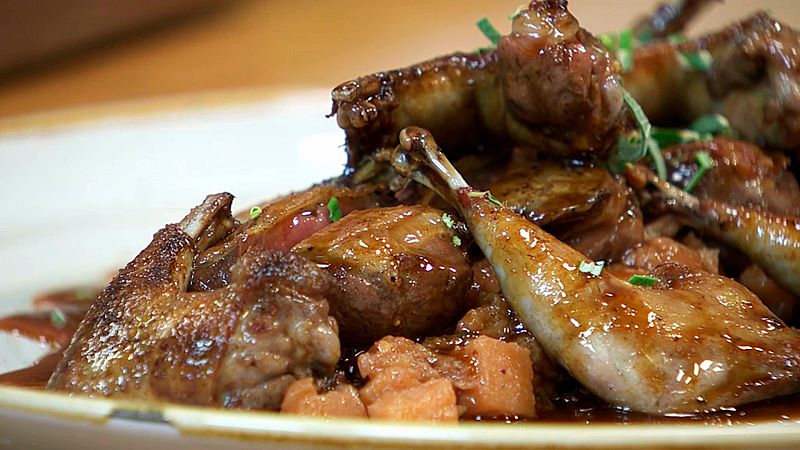 Pich�n con chutney membrillo