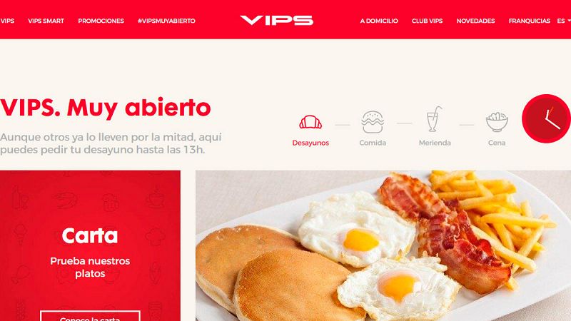 Grupo Vips vende su negocio a la mexicana Food Service Project por 500 millones