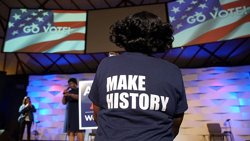 La movilización femenina contra Trump llama a las puertas del Congreso de Estados Unidos