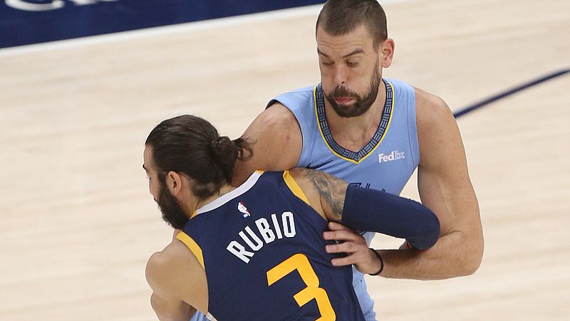 Marc Gasol hace líderes a los Grizzlies a cuenta de los Jazz de Rubio