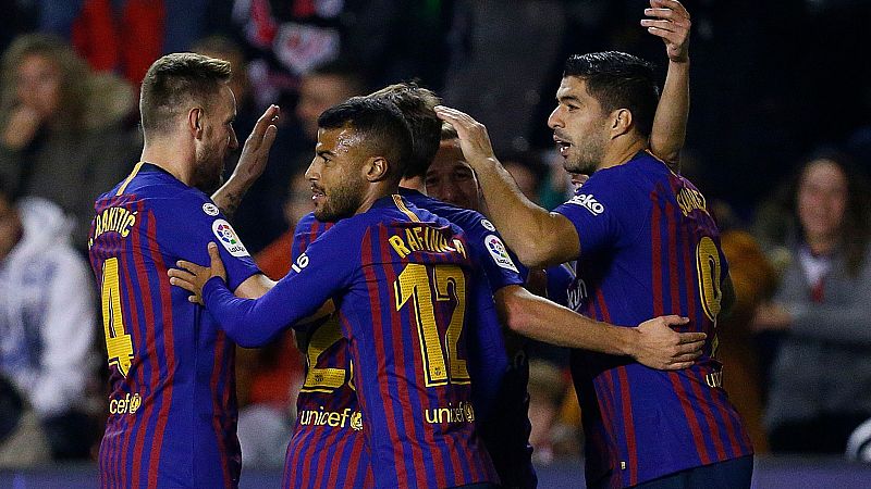 El Barça fulmina al Rayo con una remontada final en Vallecas