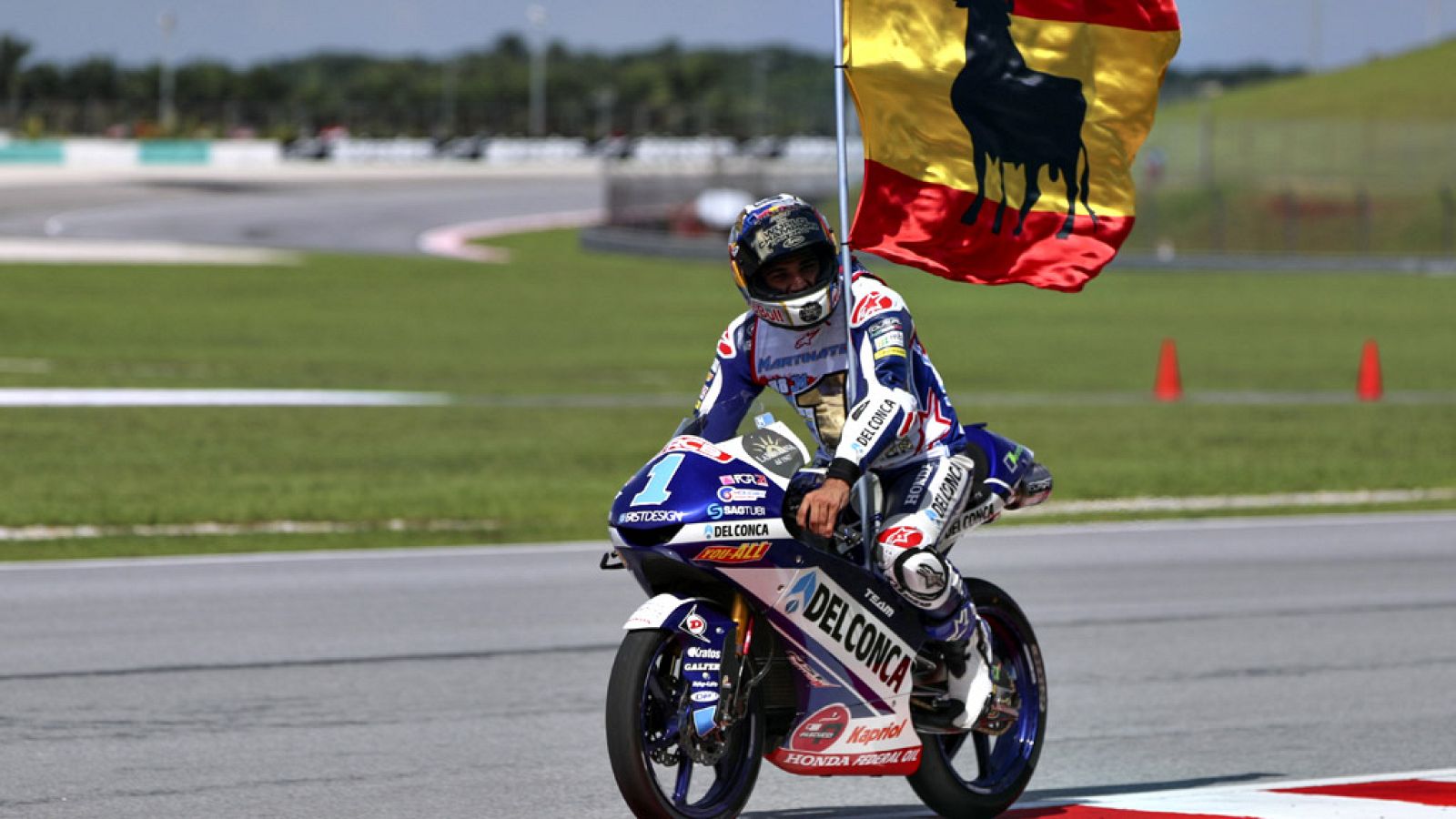 El español Jorge Martín (Honda) ha conseguido su objetivo y se ha proclamado campeón del mundo de Moto3 con una victoria estudiada y planificada en el Gran Premio de Malasia que se ha disputado en el circuito de Sepang y en el que su rival más direct