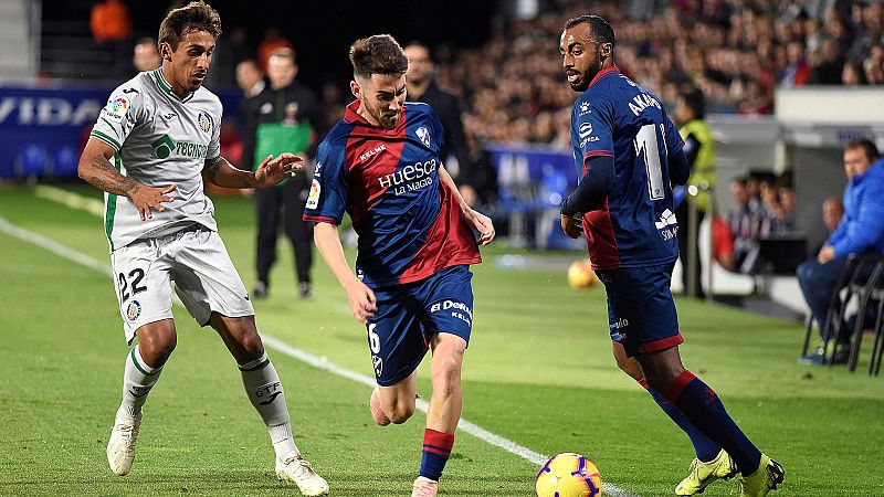 Molina impide la victoria del Huesca en con un gol en el minuto 91