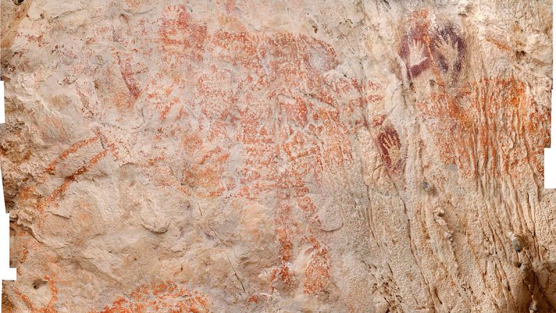 Hallan en Borneo la pintura rupestre más antigua de la humanidad que da origen al arte figurativo