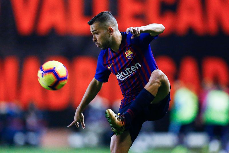 Jordi Alba, en el punto de mira en la tercera convocatoria de Luis Enrique