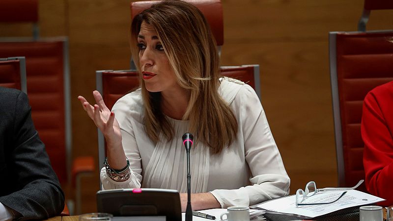 Díaz niega en el Senado su vinculación con los ERE y acusa al PP de "contaminar" la campaña andaluza