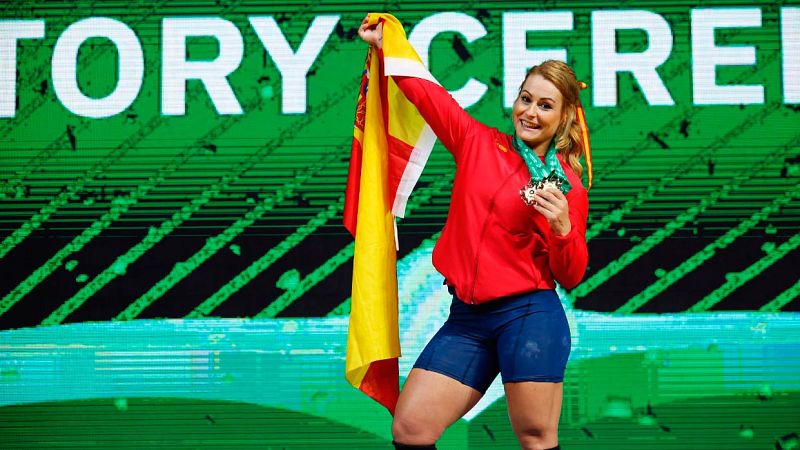 Lydia Valentín, campeona del mundo de halterofilia