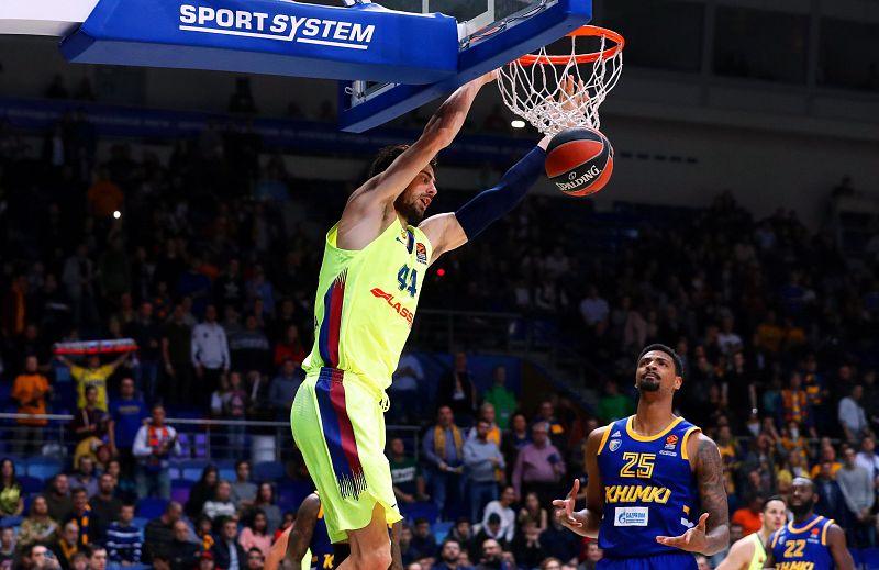 El Barça logra en la cancha del Khimki su cuarta victoria seguida en la Euroliga