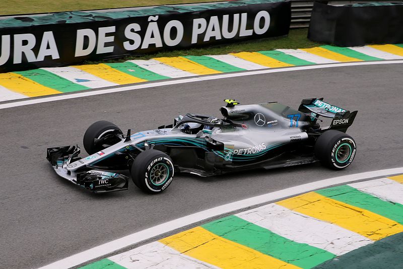 Bottas ensaya en Interlagos para una fiesta completa de Mercedes