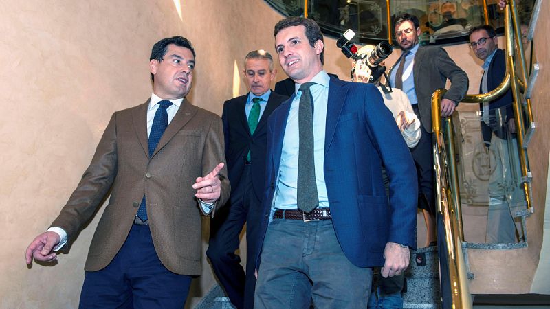 Casado ve las elecciones andaluzas como "primer paso para echar a los independentistas de la Moncloa"