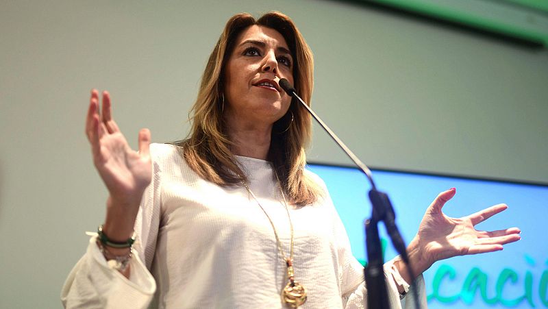 Susana Díaz admite que la precampaña está siendo "tóxica" y pide a los candidatos no "crispar" a los andaluces