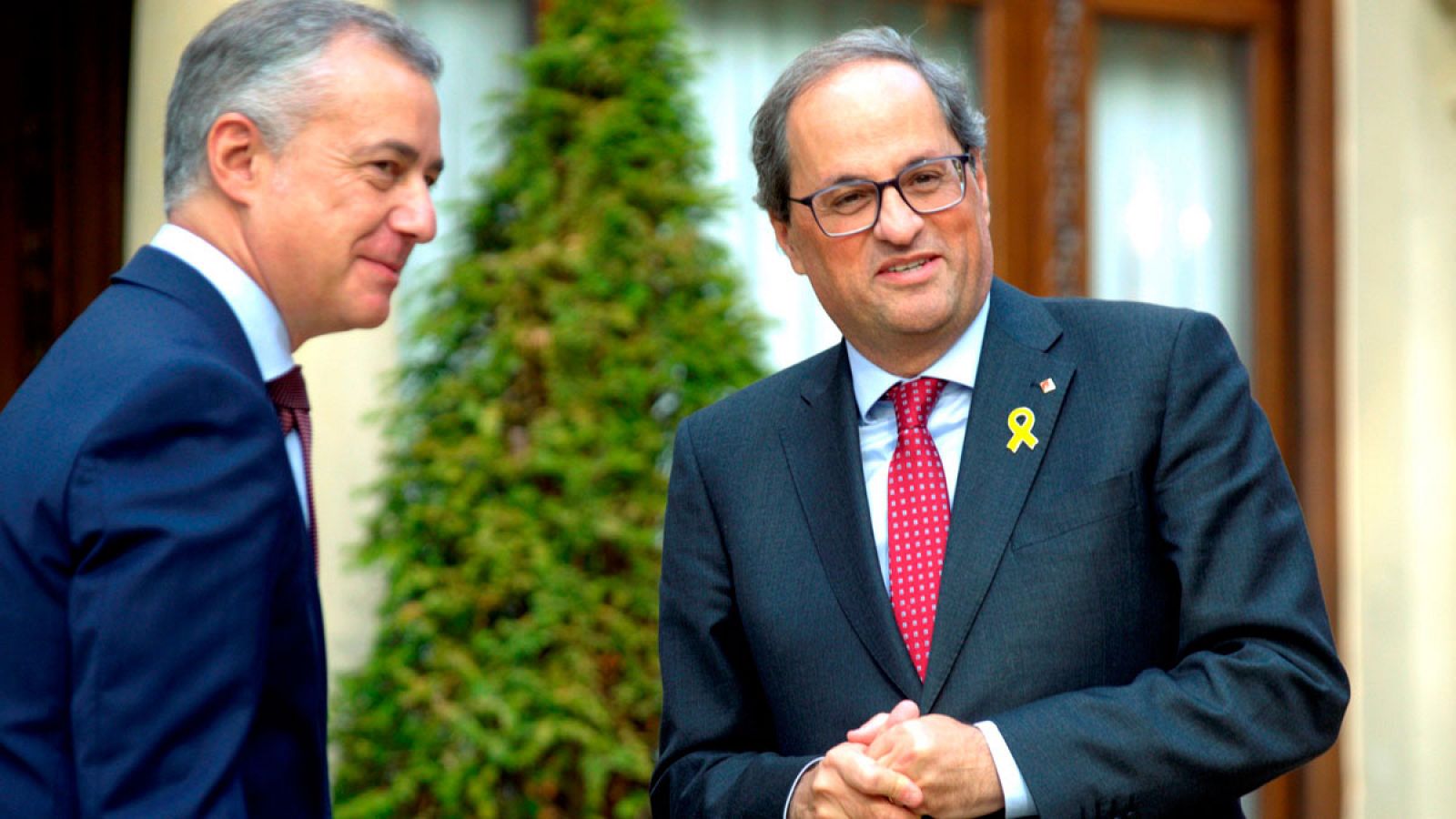 Reunión entre Urkullu y Torra