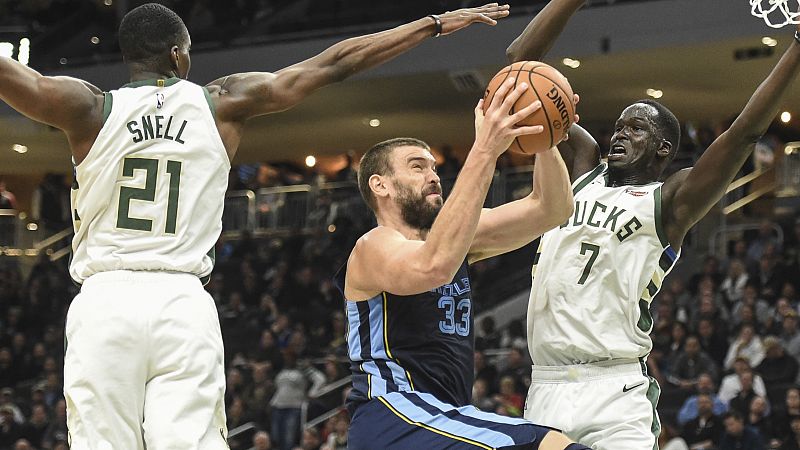 Marc Gasol brilla para los Grizzlies en una noche de victorias para los españoles