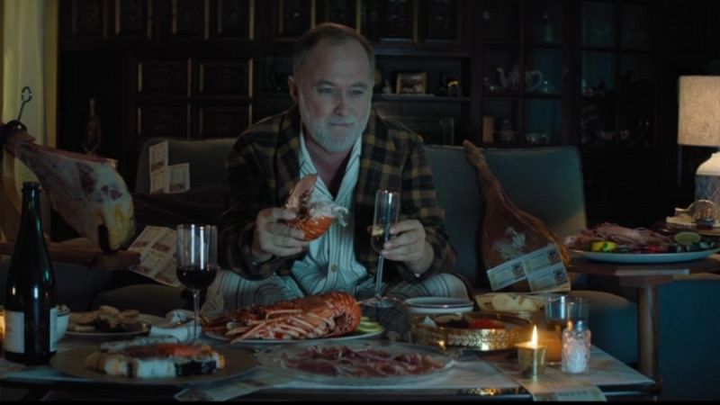 ¿Qué se come en el anuncio de la Lotería?