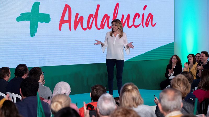 Díaz: Casado y Rivera "vienen porque no se fían" de los candidatos "que han puesto" en Andalucía