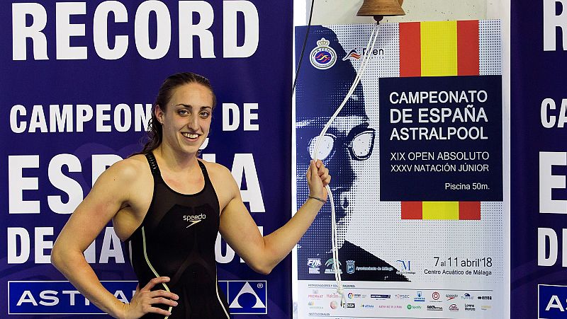 Lidón Muñoz bate el récord de España de 50m libre