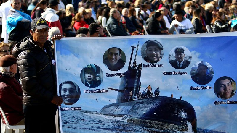 Hallan, un año después de su desaparición, el submarino argentino ARA San Juan