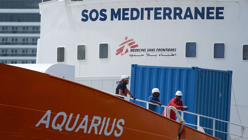 Las autoridades italianas investigan a personal de MSF e inmovilizan el Aquarius
