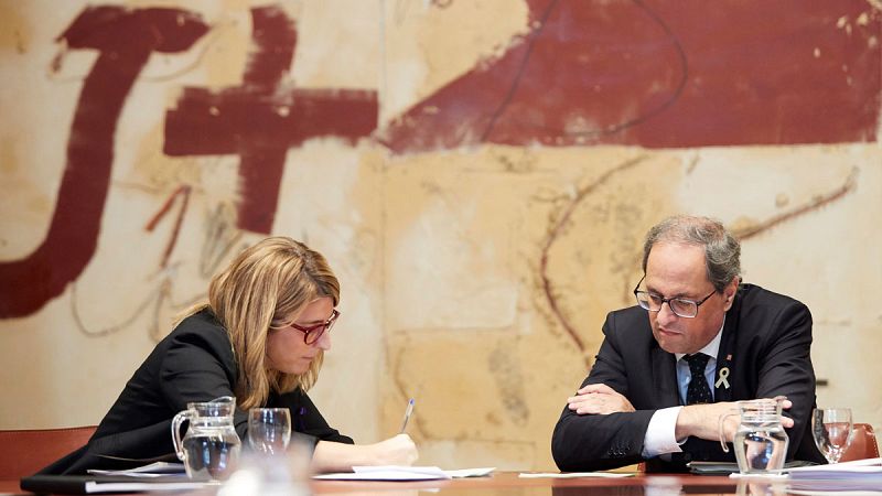 Torra ofrece a Sánchez celebrar en el Palau de la Generalitat una cumbre entre el gobierno español y el catalán