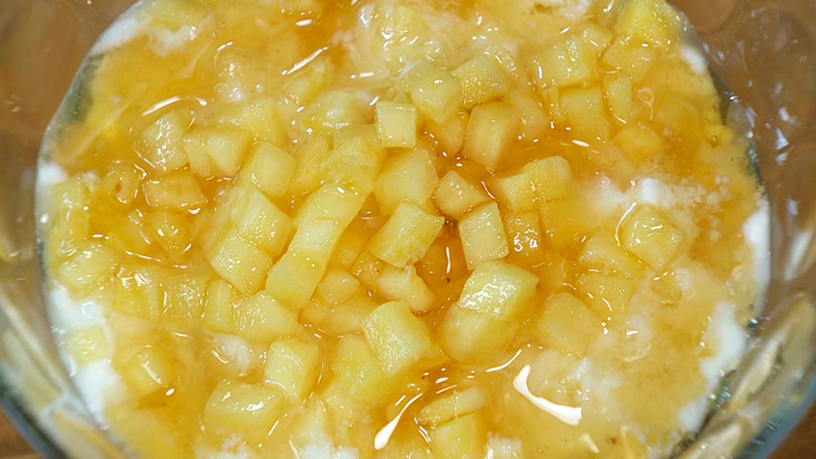 Torres en la cocina - Cuajada con coco y piña