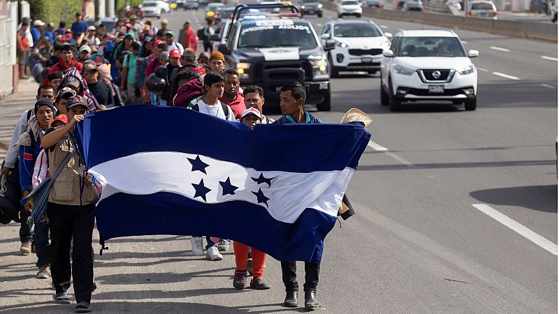 La caravana de migrantes hondureños es una "crisis humanitaria" de proporciones desconocidas, según la ONU