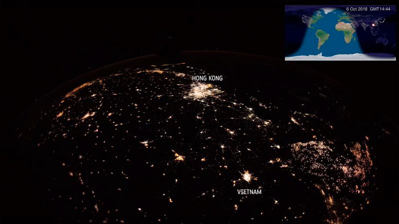 La ESA difunde el 'time-lapse' continuo más largo desde la Estación Espacial Internacional