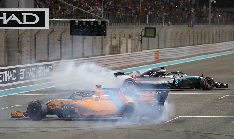 Hamilton gana en la despedida de Fernando Alonso