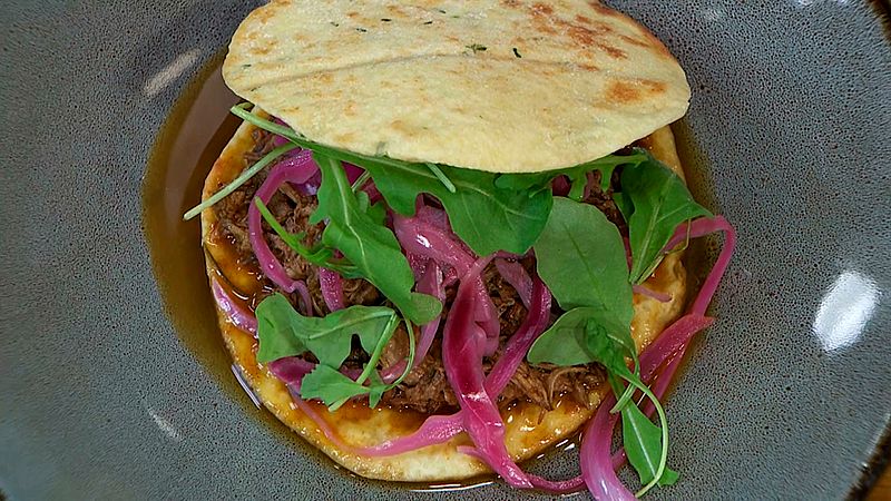 Ternera con pan r�pido