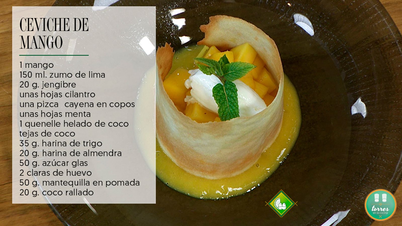 Torres en la cocina - Ceviche de mango