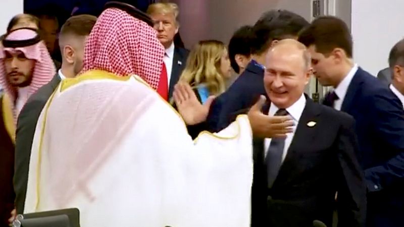 El G20 recibe al príncipe heredero saudí en pleno caso Khashoggi: de la efusividad de Putin a la frialdad de Trump