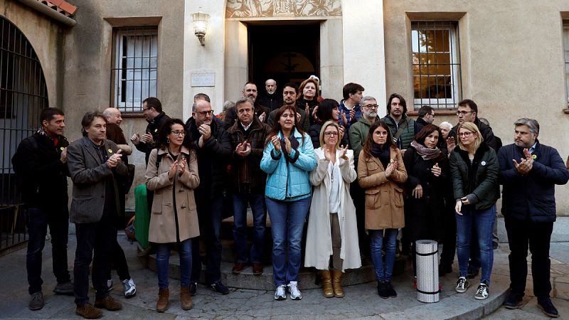 Consellers y diputados soberanistas catalanes inician un ayuno solidario de 24 horas