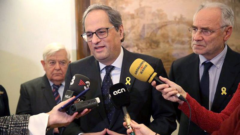 Quim Torra hará un ayuno de 48 horas en apoyo a los presos en huelga de hambre