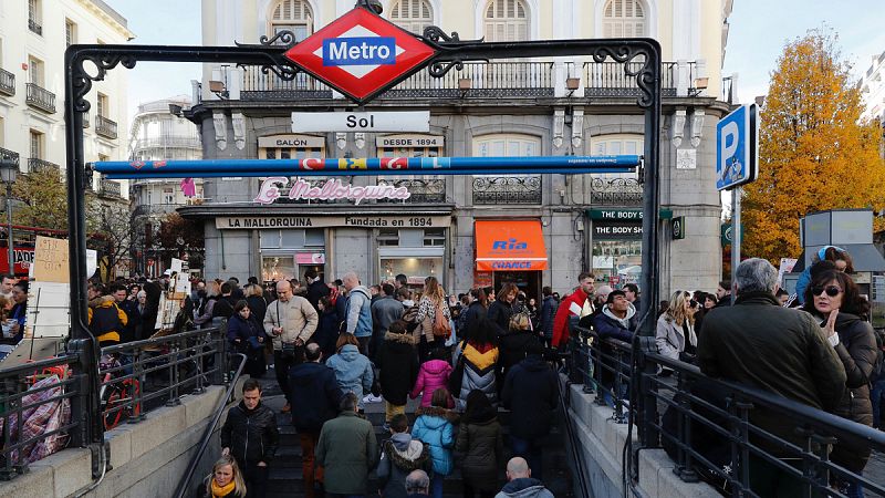 Los maquinistas de Metro de Madrid comienzan este lunes una serie de paros parciales que se extenderán hasta marzo