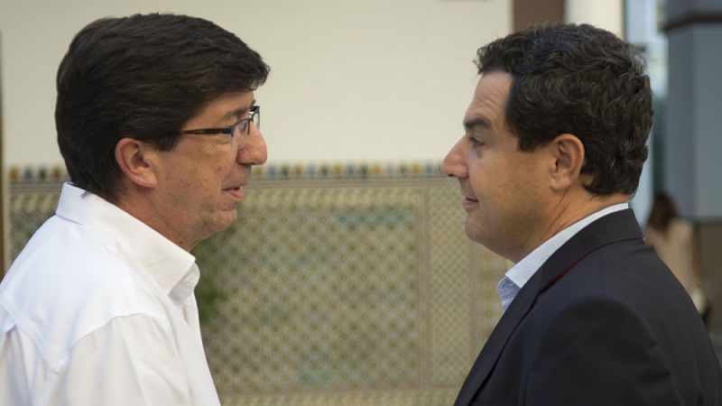 PP y Cs abogan por un gobierno en minoría en Andalucía con acuerdos puntuales durante la legislatura con otros partidos