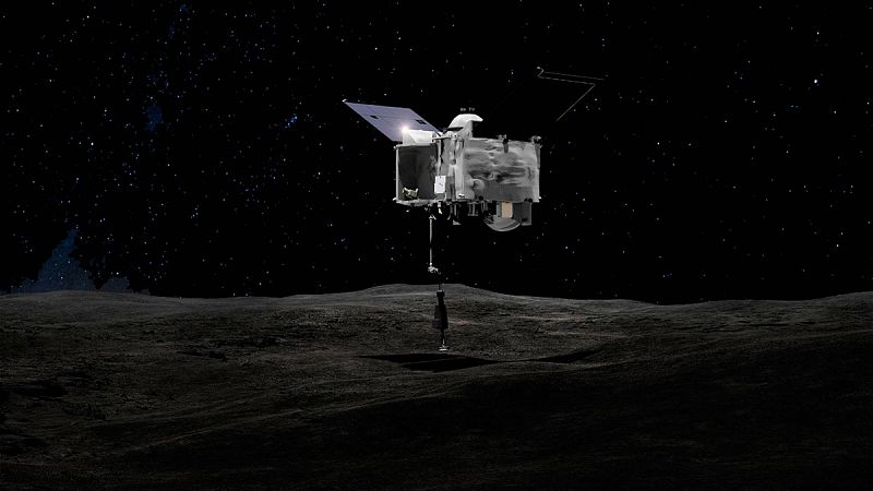 La nave OSIRIS-REx de la NASA descubre agua en el asteroide Bennu