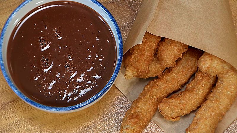 Churros con chocolate