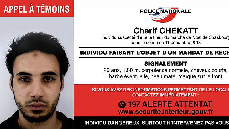 Las fuerzas de seguridad de Francia matan al autor del tiroteo de Estrasburgo en un barrio cercano al centro