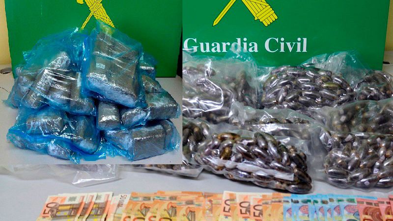 Al menos 26 detenidos en dos operaciones contra el narcotráfico en Extremadura y Madrid