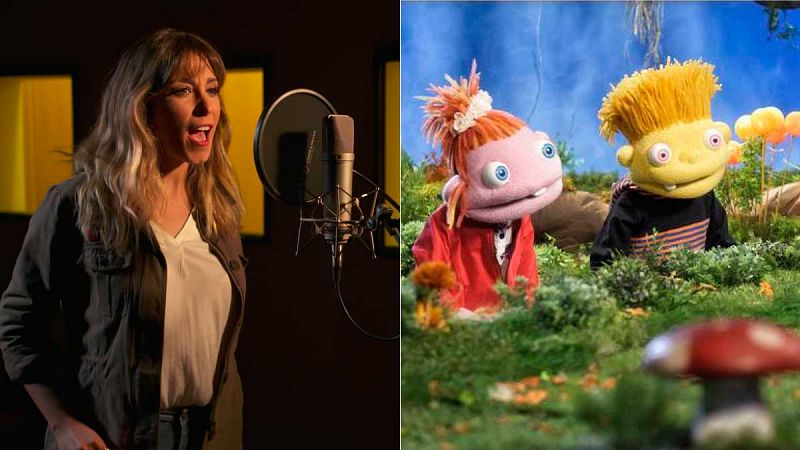 Gisela interpreta la canción 'Amigos', para la película de los Lunnis
